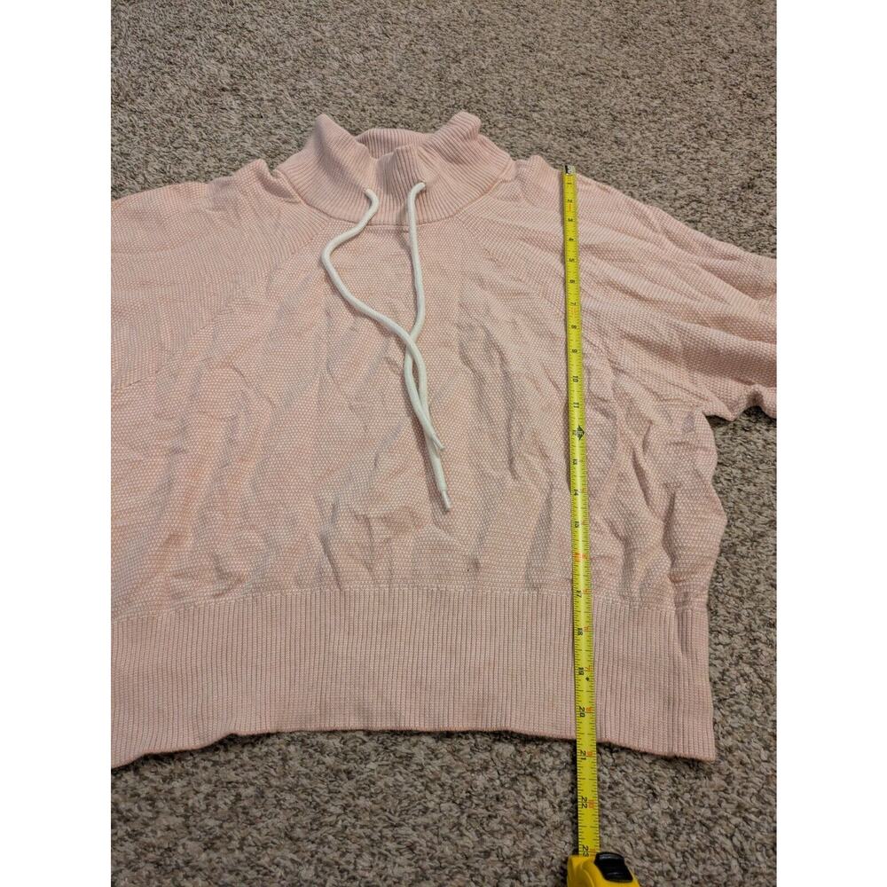Varley Women's Sweatshirt Funnel Neck Size XS Pink Pullover - Picture 7 of 7